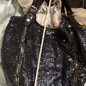 Black Sacca Sequin Women's Bag